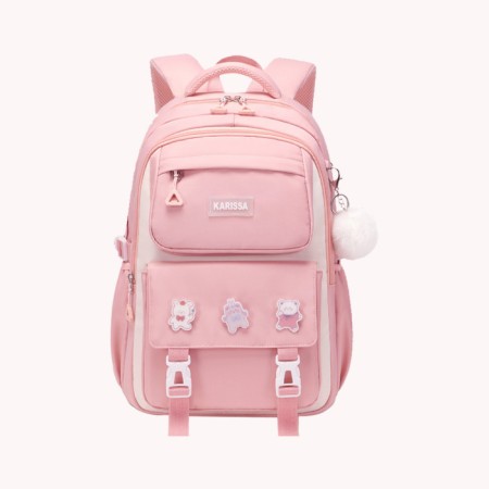 Kids Backpack Children School Bags for Girls Orthopedic Waterproof Primary Schoolbag  (pink)