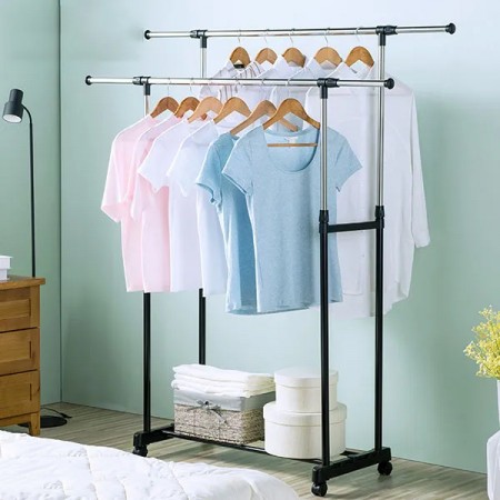 2 Lair Double Pole Clothing Rack