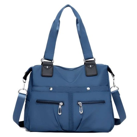 Women's Handbag Solid ( Blue colour )