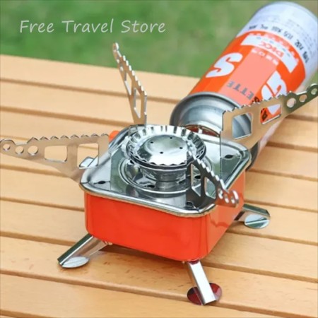 Portable Mini Gas Stove With Free Gas Can