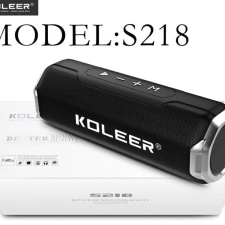 KOLEER S218 Portable Wireless Speaker With FM Radio