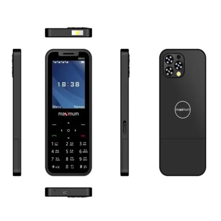 RULEX R23 4 Sim Supported Phone Black Color