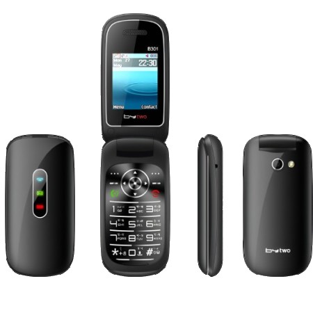 Bytwo 301 Dual Sim Supported Phone Black Color