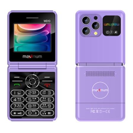 Maximum MB10 Diamond Folding Feature Phone - Purple