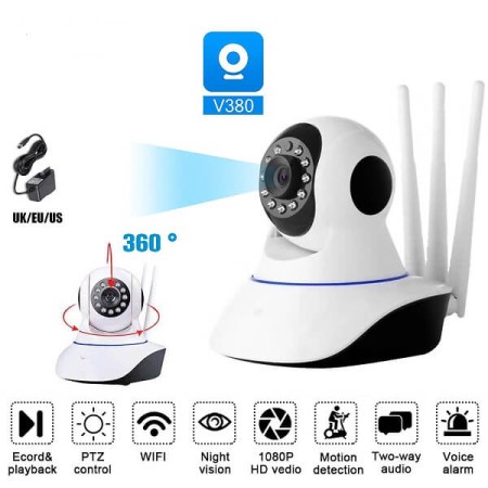 Three Antenna Robot Wifi IP Camera