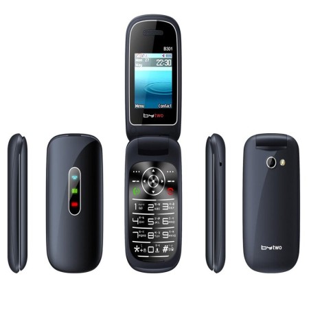 Bytwo 301 Dual Sim Supported Phone Blue Color
