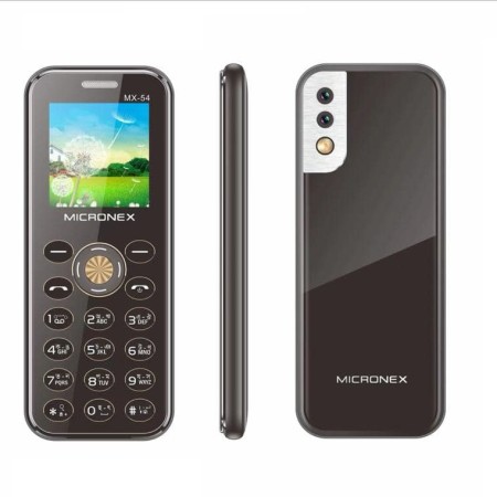 Micronex MX54 Dual-Sim Mini Mobile Black Color