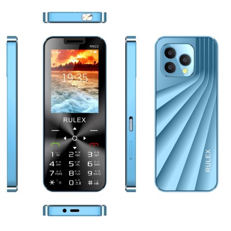 RULEX R22 Pro Max Feature Phone Sky Blue Color