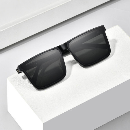 Double Poly Sunglass Black - FREE DELIVERY