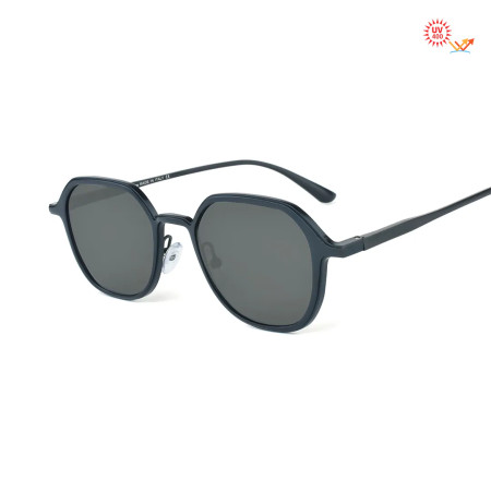 Men Full Metal Sunglasses (Black)