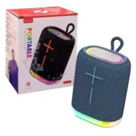 KTS 1828 Portable 5W RGB Mini Speaker (1200mAh) – Wireless Fabric Speaker for Outdoor Parties