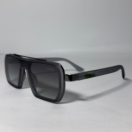 Gucci Premium Square Design Stylish Sunglass - ASH Black