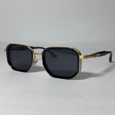 M-J Premium Elite Black Square Sunglasses