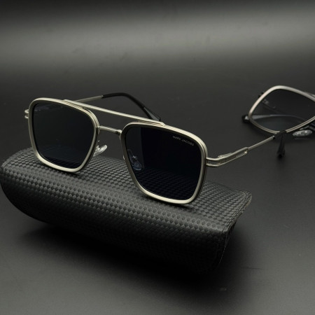 M-J Premium J-86 Sunglasses - Silver