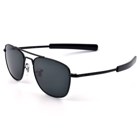 AO Aviator Black Sunglasses